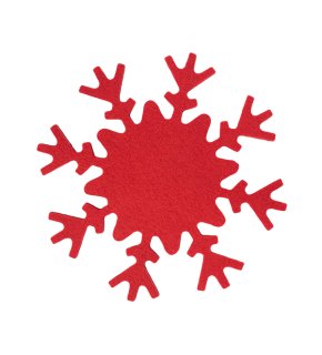 Podkładki filcowe Snowflake - X08870